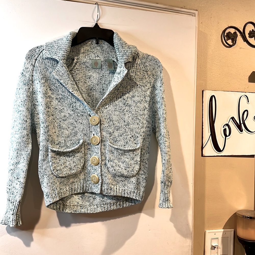 EUC Anthropology HWR short button front cardigan